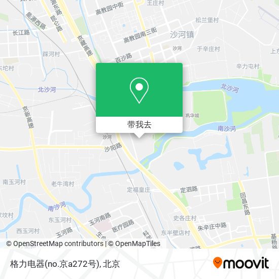 格力电器(no.京a272号)地图