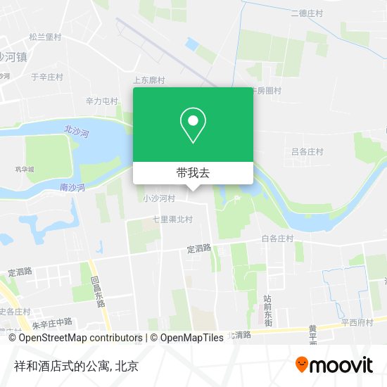 祥和酒店式的公寓地图