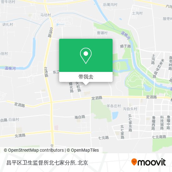 昌平区卫生监督所北七家分所地图