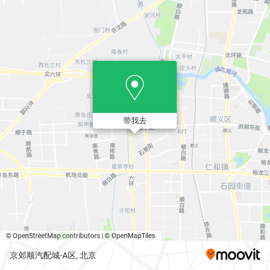 京郊顺汽配城-A区地图