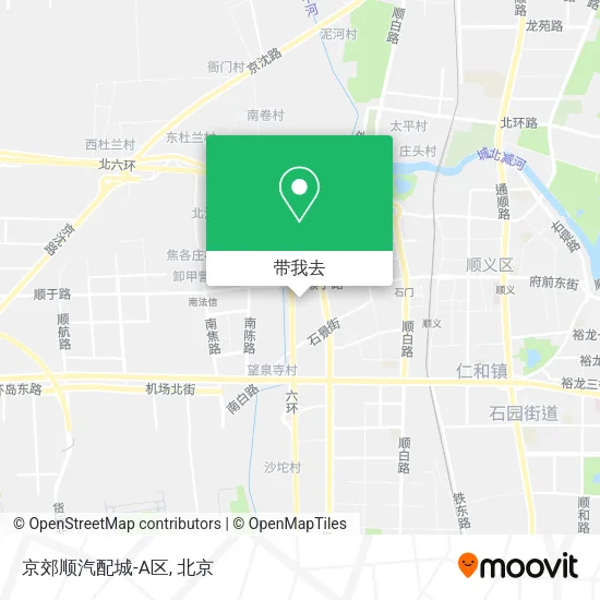 京郊顺汽配城-A区地图