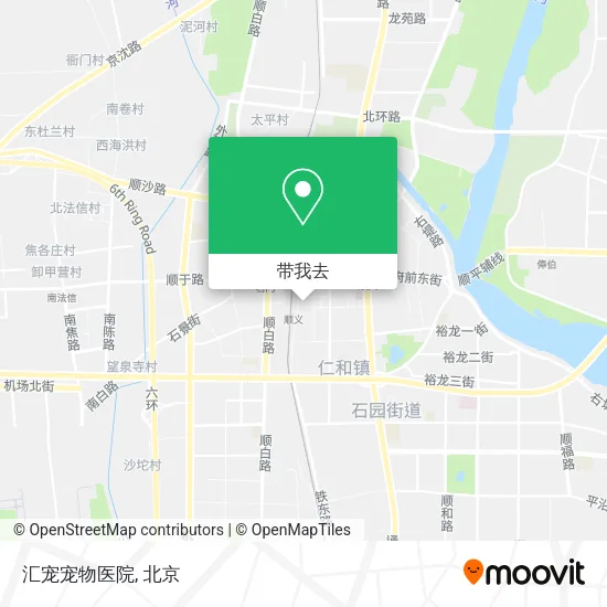 汇宠宠物医院地图