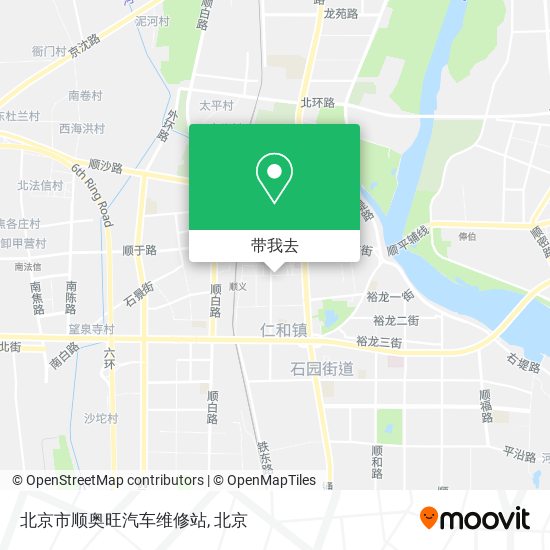 北京市顺奥旺汽车维修站地图