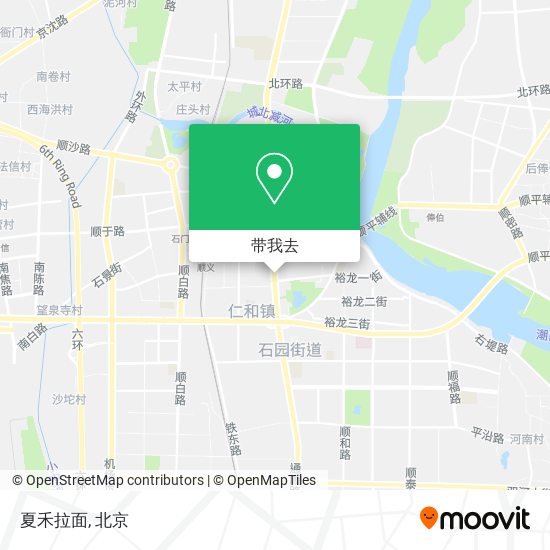 夏禾拉面地图