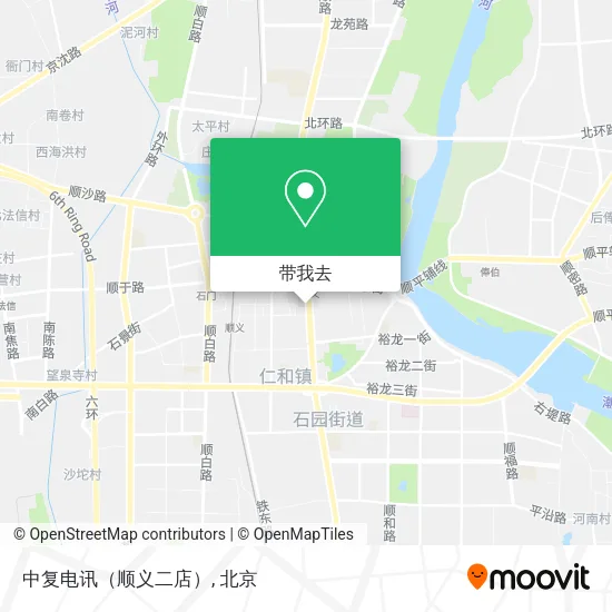 中复电讯（顺义二店）地图