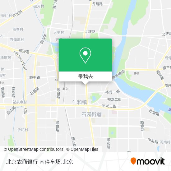 北京农商银行-南停车场地图