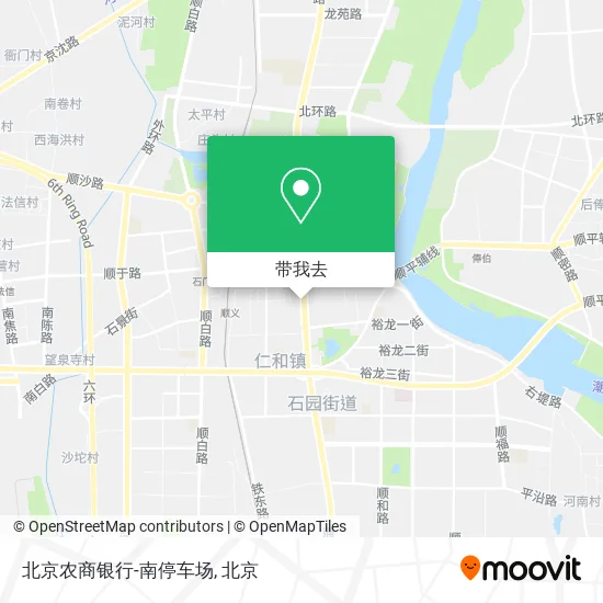 北京农商银行-南停车场地图