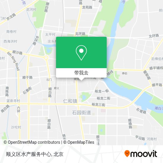 顺义区水产服务中心地图