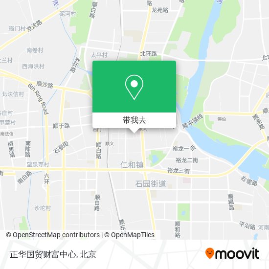 正华国贸财富中心地图