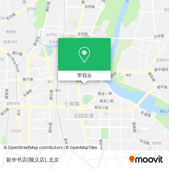 新华书店(顺义店)地图