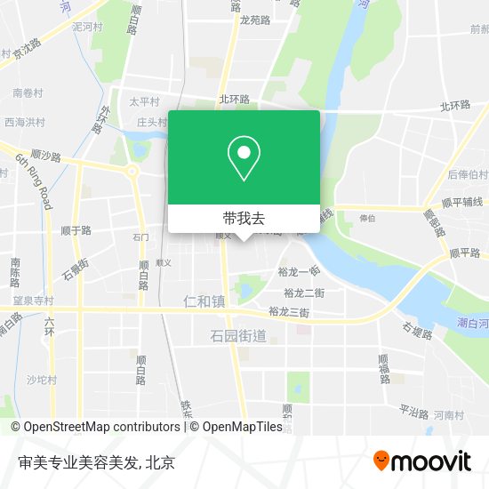 审美专业美容美发地图