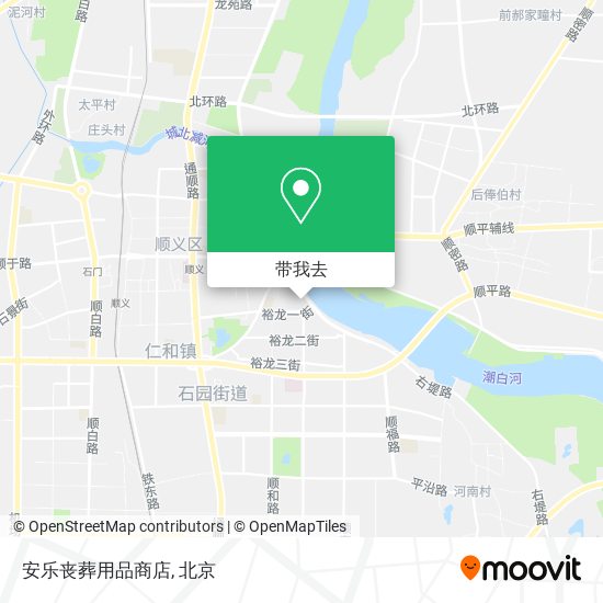 安乐丧葬用品商店地图