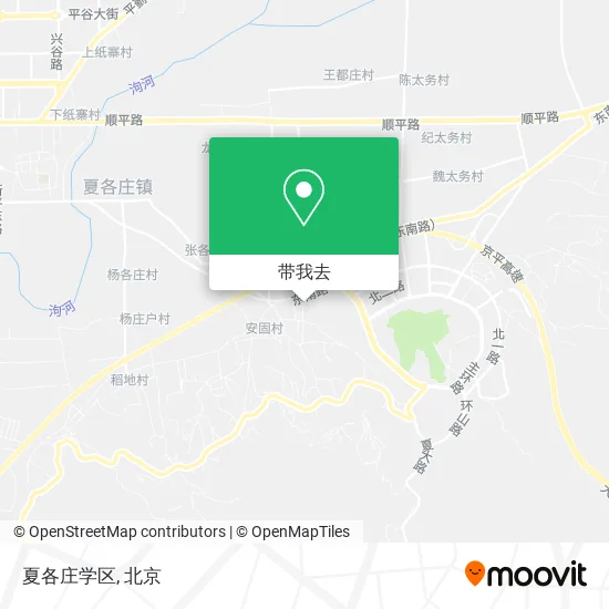 夏各庄学区地图