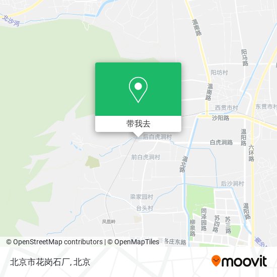 北京市花岗石厂地图