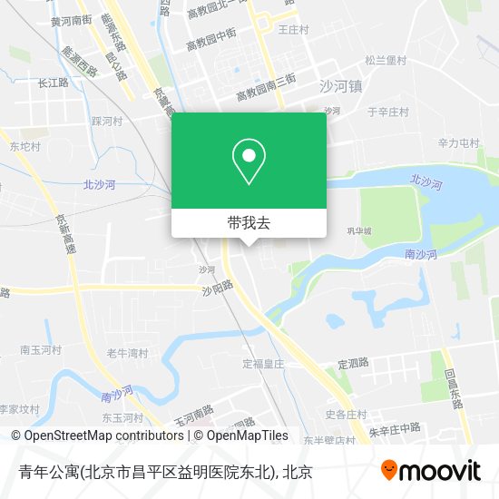 青年公寓(北京市昌平区益明医院东北)地图
