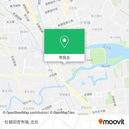 红都旧货市场地图