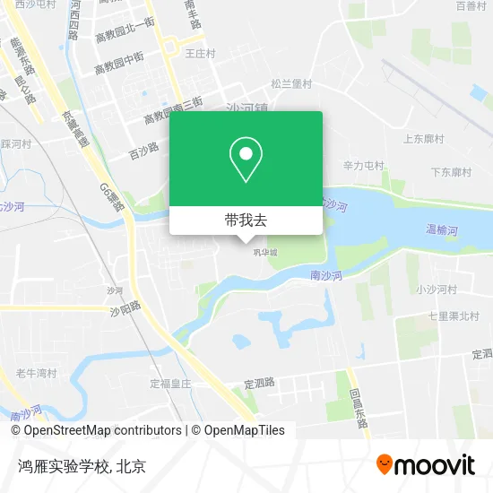 鸿雁实验学校地图