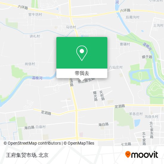 王府集贸市场地图