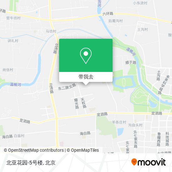 北亚花园-5号楼地图