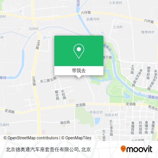 北京德奥通汽车座套责任有限公司地图
