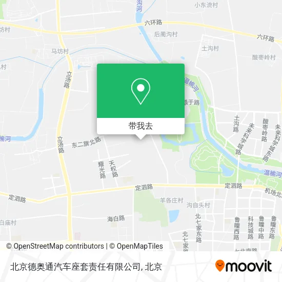 北京德奥通汽车座套责任有限公司地图