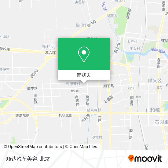 顺达汽车美容地图