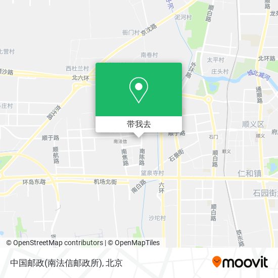 中国邮政(南法信邮政所)地图