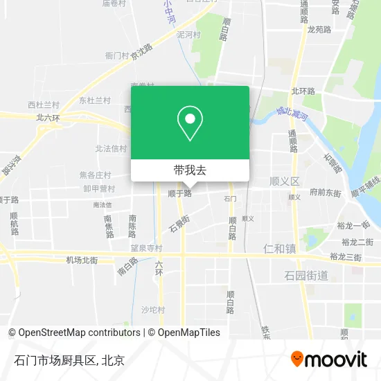 石门市场厨具区地图