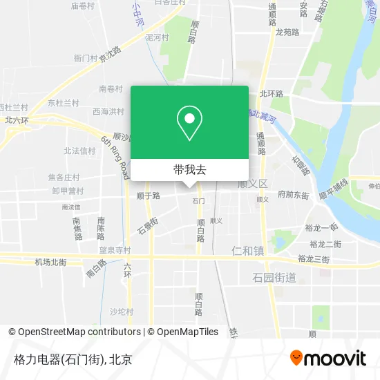 格力电器(石门街)地图