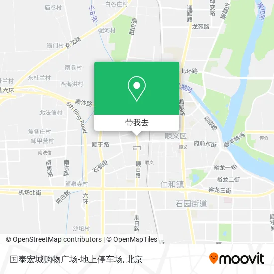 国泰宏城购物广场-地上停车场地图