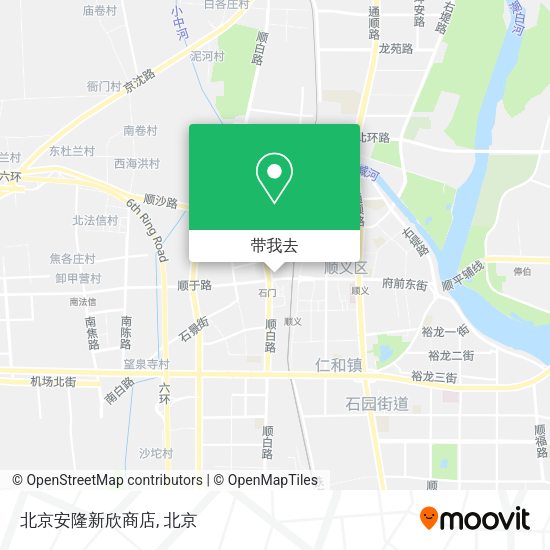 北京安隆新欣商店地图