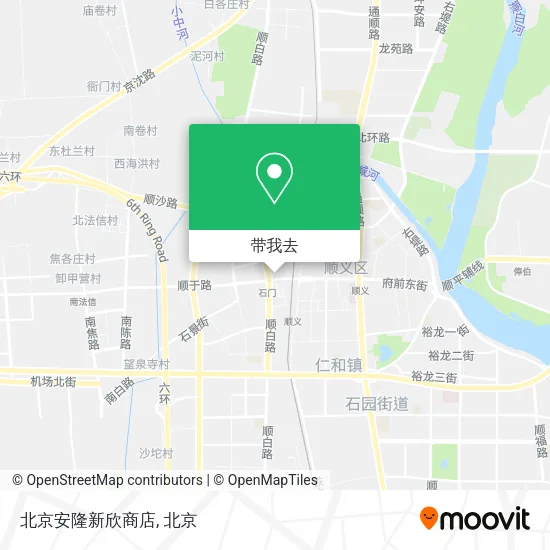 北京安隆新欣商店地图