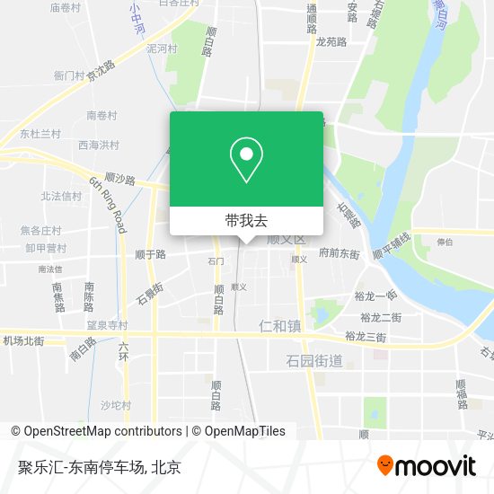 聚乐汇-东南停车场地图