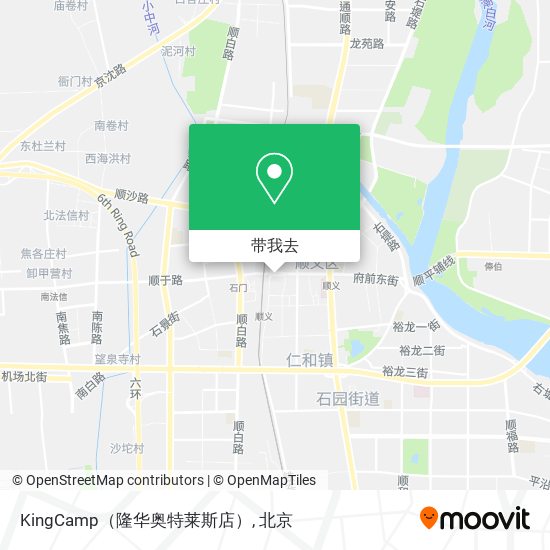 KingCamp（隆华奥特莱斯店）地图