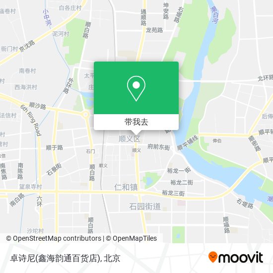 卓诗尼(鑫海韵通百货店)地图