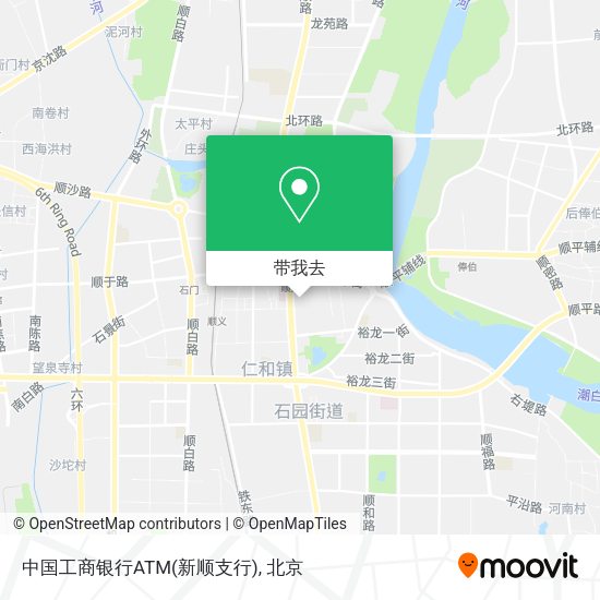 中国工商银行ATM(新顺支行)地图