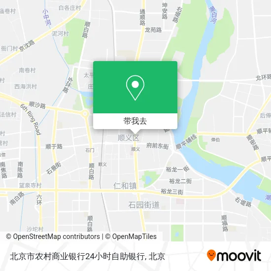 北京市农村商业银行24小时自助银行地图