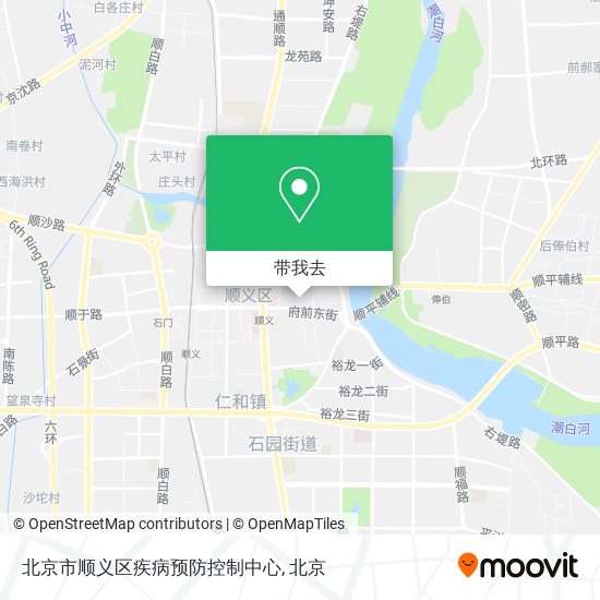 北京市顺义区疾病预防控制中心地图