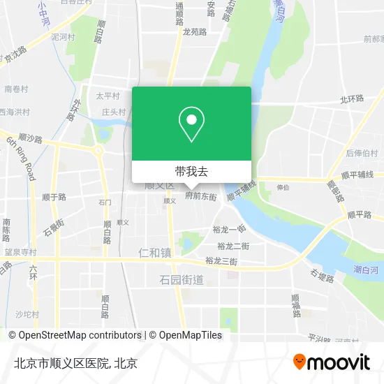 北京市顺义区医院地图