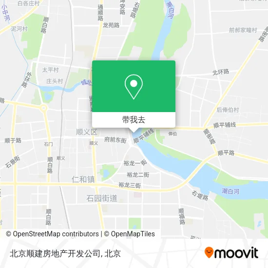 北京顺建房地产开发公司地图