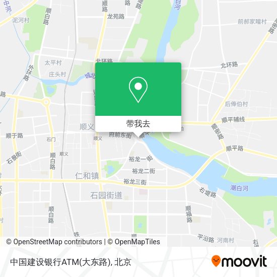 中国建设银行ATM(大东路)地图