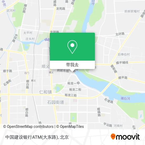 中国建设银行ATM(大东路)地图