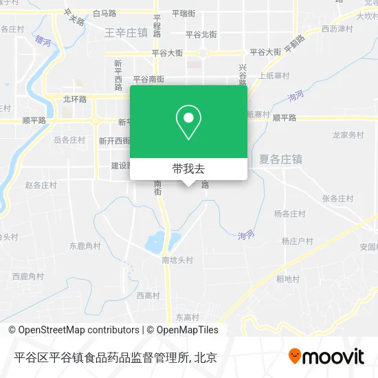 平谷区平谷镇食品药品监督管理所地图