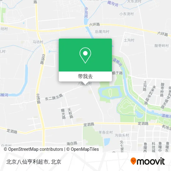 北京八仙亨利超市地图