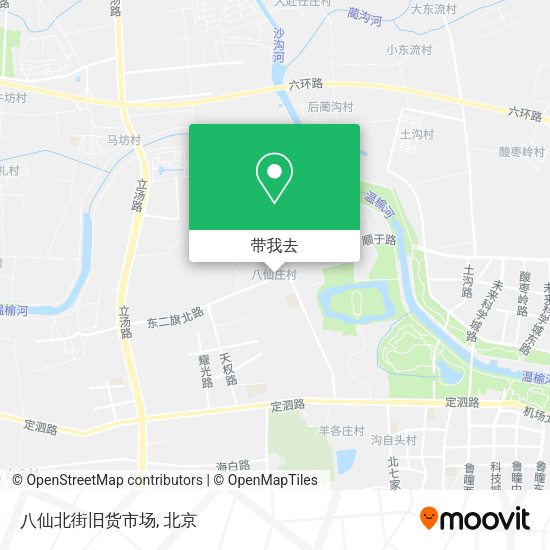 八仙北街旧货市场地图