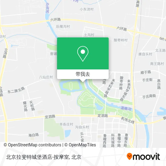 北京拉斐特城堡酒店-按摩室地图