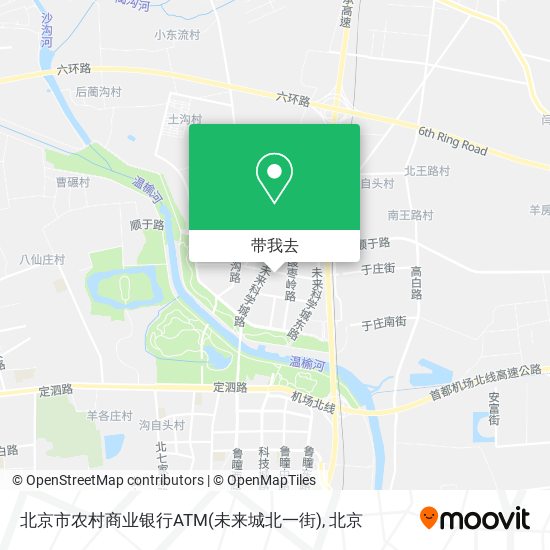 北京市农村商业银行ATM(未来城北一街)地图