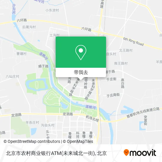 北京市农村商业银行ATM(未来城北一街)地图