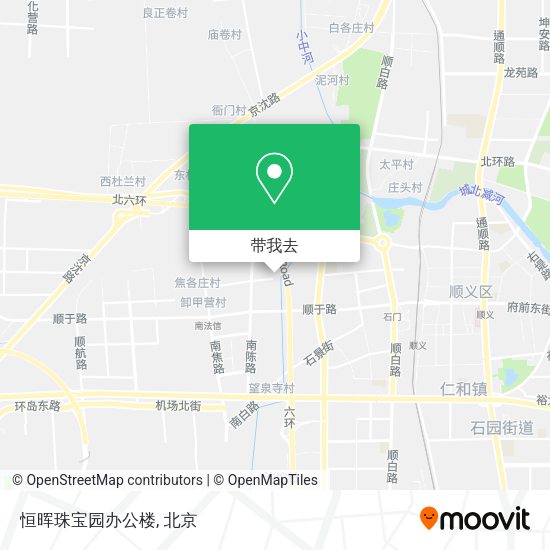 恒晖珠宝园办公楼地图