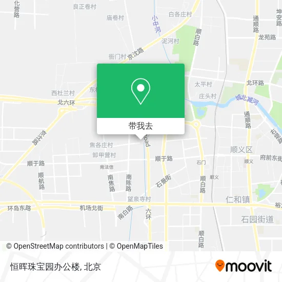 恒晖珠宝园办公楼地图